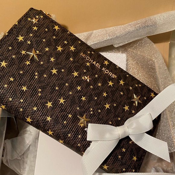 Michael Kors  / Karen Kettering Designs Handbags - Michael Kors Wallet, RARE "Adele Star"  /H3